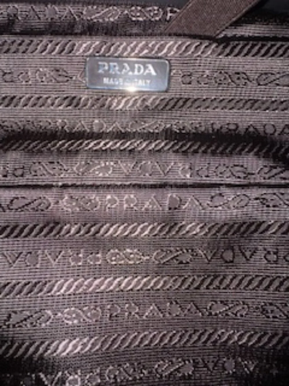 Prada Nylon Laptop Pouch in Brown ($675)